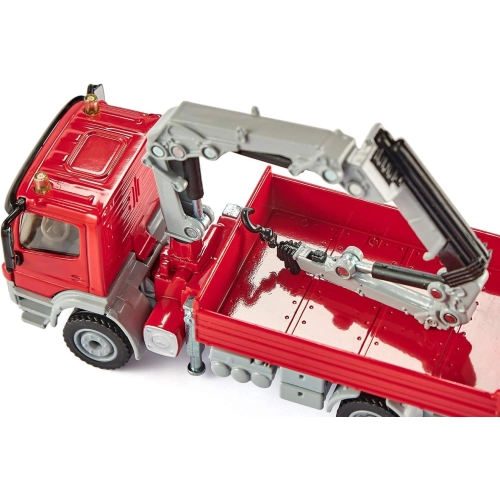 Ciężarówka Mercedes Atego z dźwigiem model metalowy SIKU S3534